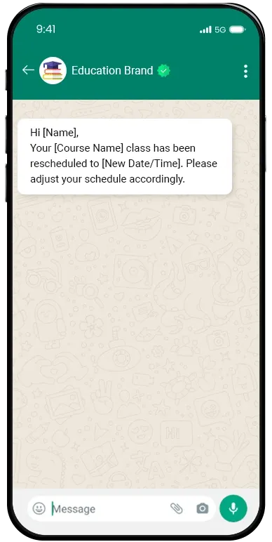 Class-Rescheduling-Alerts