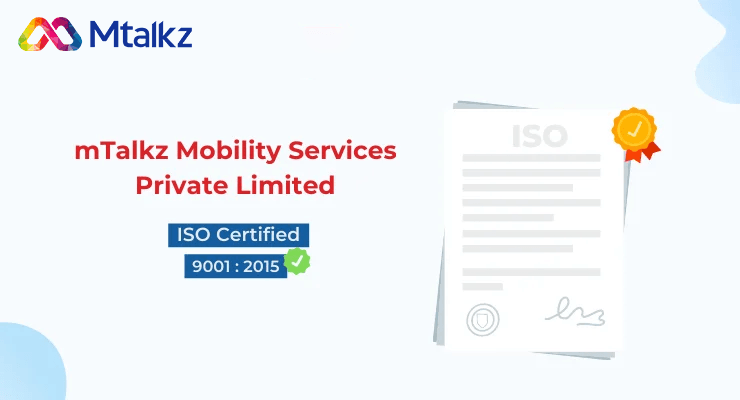 Mtalkz is Excited to Announce That We are Now Officially ISO Certified