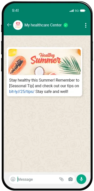 promotional whatsapp message templates